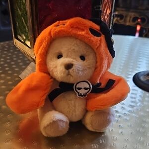 Get A Hug Halloween Pumpkin Teddy Bear key Chain